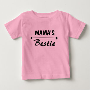 Schattige MAMA'S Bestie T-shirt voor baby's
