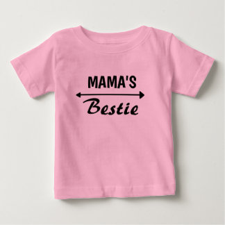 Schattige MAMA'S Bestie T-shirt voor baby's