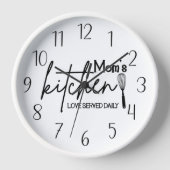 schattige mama's keukenliefde dagelijks gediend (Voorkant)