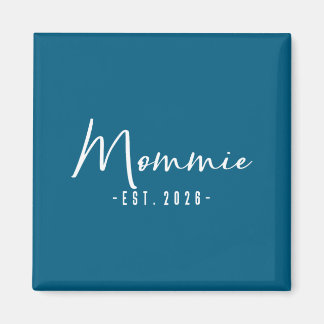 Schattige Mamma Is Baby Aankondiging Mamma Magneet