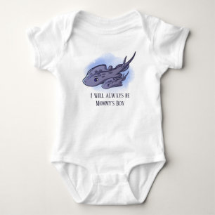 schattige mammiejongen-stingray romper