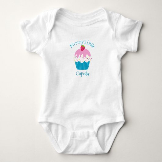 Schattige mammie's kleine cupcake baby's romper (Voorkant)