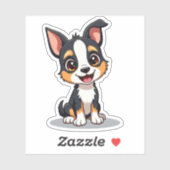 Schattige Manchester Terrier Puppy Sticker – Grote (Vel)