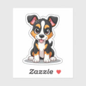 Schattige Manchester Terrier Puppy Sticker – Grote (Vel)