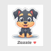Schattige Manchester Terrier Puppy Sticker – Grote (Vel)