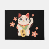 Schattige Maneki Neko Lucky Cat  Deurmat (Voorkant)