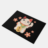 Schattige Maneki Neko Lucky Cat  Deurmat (Schuin)