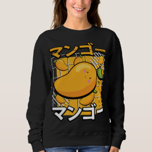 Schattige Mango Fruit Kawaii Japans Retro Anime Trui
