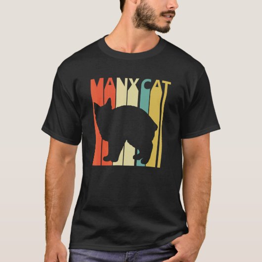Schattige Manx kat T-shirt (Voorkant)