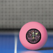 Schattige Margarita Skelet Pingpongbal (Net)