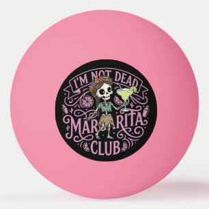 Schattige Margarita Skelet Pingpongbal
