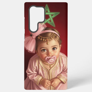 Schattige Marokkaanse Baby Meisje Gepersonaliseerd Samsung Galaxy Hoesje