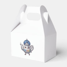 Schattige Marokkaanse Berber-theepot Kawaii-sticke