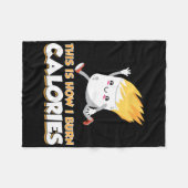 Schattige Marshmallow S'mores Kleding Hoe Ik Calor Fleece Deken (Voorkant (Horizontaal))