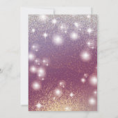 Schattige Masquerade charmant glittery ombre Kaart (Achterkant)