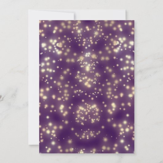 Schattige Masquerade charmant glittery ombre Kaart (Achterkant)