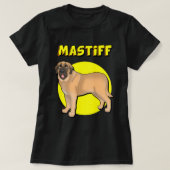 Schattige Mastiff T-shirt (Design voorkant)