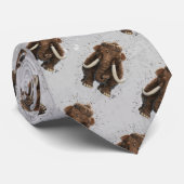 Schattige Mastodont Stropdas (Opgerold)