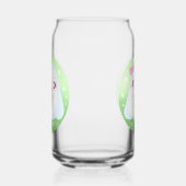 Schattige Matcha Latte Geest Blikvorm Glas (Links)