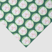 Schattige Matcha Latte Geest Tissuepapier (Detail)