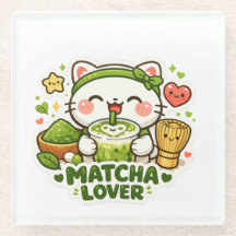 Schattige Matcha Liefhebber Kat