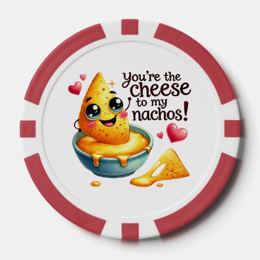 Schattige Matches Poker Chips (Voorkant)