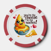Schattige Matches Poker Chips (Achterkant)