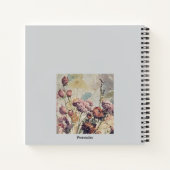 Schattige Meadow WildFlowers Emerson Quote Pink Jo Notitieboek (Achterkant)