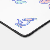 Schattige Medisch cartoon Dokter Verpleegkunde Doo Bureaumat (Hoek)