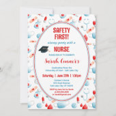 Schattige Medisch Verpleegkundige Afstuderen Uitno Kaart (Voorkant)