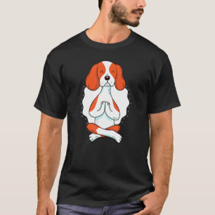 Schattige Mediterende Hond Spirituele Meditatie Gr T-shirt