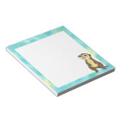 Schattige Meerkat Holiday Christmas Notitieblok (Schuin)