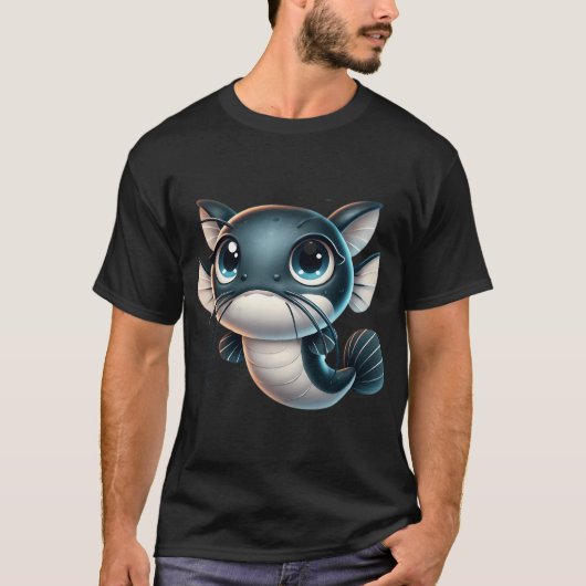 Schattige Meerval T-shirt (Voorkant)