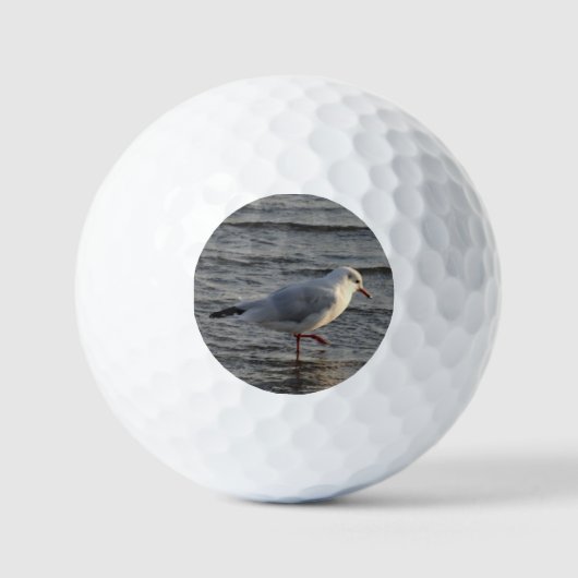 Schattige meeuw golfballen (Voorkant)
