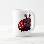 Schattige mei Kever – Kawaii Forest Charm Koffiemok (Voorkant rechts)