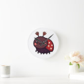 Schattige mei Kever – Kawaii Forest Charm Ronde Klok (Huis)