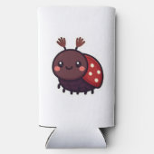 Schattige mei Kever – Kawaii Forest Charm Seltzer Blikjeskoeler (Achterkant)