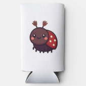 Schattige mei Kever – Kawaii Forest Charm Seltzer Blikjeskoeler (Voorkant)