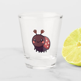 Schattige mei Kever – Kawaii Forest Charm Shot Glas