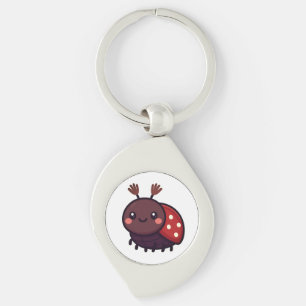 Schattige mei Kever – Kawaii Forest Charm Sleutelhanger