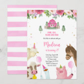 Schattige Meisje 2e Boerderij Verjaardag Kaart (Voorkant / Achterkant)