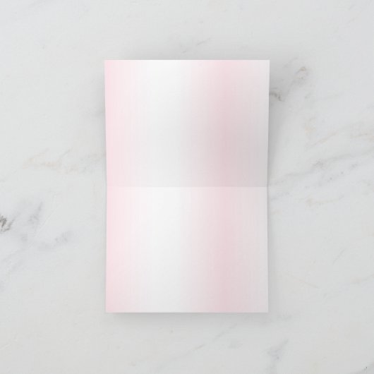 Schattige Meisje Baby Beer Piloot Roze Vliegtuig M Bedankkaart (Binnen)