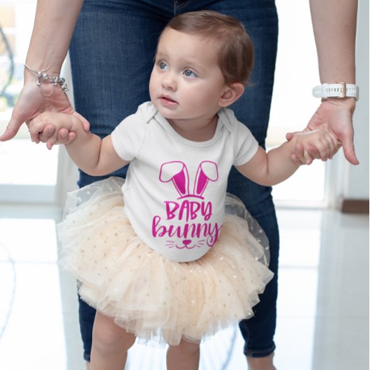 Schattige Meisje Baby Bunny Easter Romper
