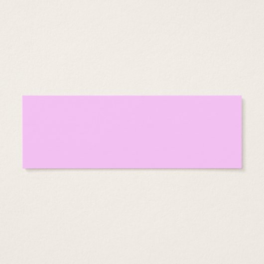 Schattige Meisje Bladwijzer Ontwerp Mini Visitekaartjes (Achterkant)