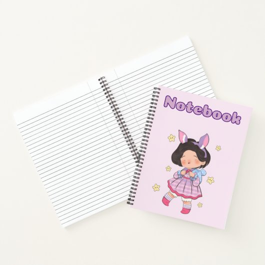 Schattige meisje 🌸cadeau voor je dochter✨🌷 Notit Notitieboek (Binnen)