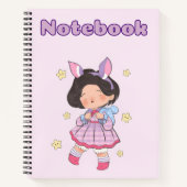 Schattige meisje 🌸cadeau voor je dochter✨🌷 Notit Notitieboek (Voorkant)