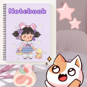 Schattige meisje 🌸cadeau voor je dochter✨🌷 Notit Notitieboek