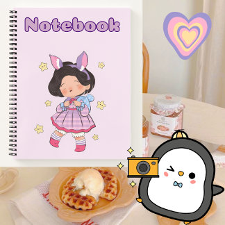 Schattige meisje 🌸cadeau voor je dochter✨🌷 Notit Notitieboek