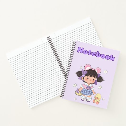 Schattige meisje 🌸cadeau voor je dochter✨🌷 Notit Notitieboek (Binnen)