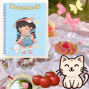 Schattige meisje 🌸cadeau voor je dochter✨🌷 notitieboek